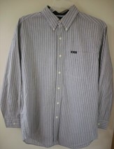 Ralph Lauren Polo Navy Blue White Cotton Long Sleeve Cotton Long Shirt S... - $19.59
