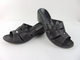 LL Bean 274908 Black Sandals Womens 7 - $24.75