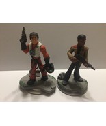 Finn/Poe Dameron 2 Combo Disney Star Wars Infinity Figures - $13.46