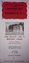 Vintage Lisle Kendall’s History Sightseeing Tour Of Washington D.C. Broc... - $3.99