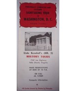 Vintage Lisle Kendall’s History Sightseeing Tour Of Washington D.C. Broc... - $3.99