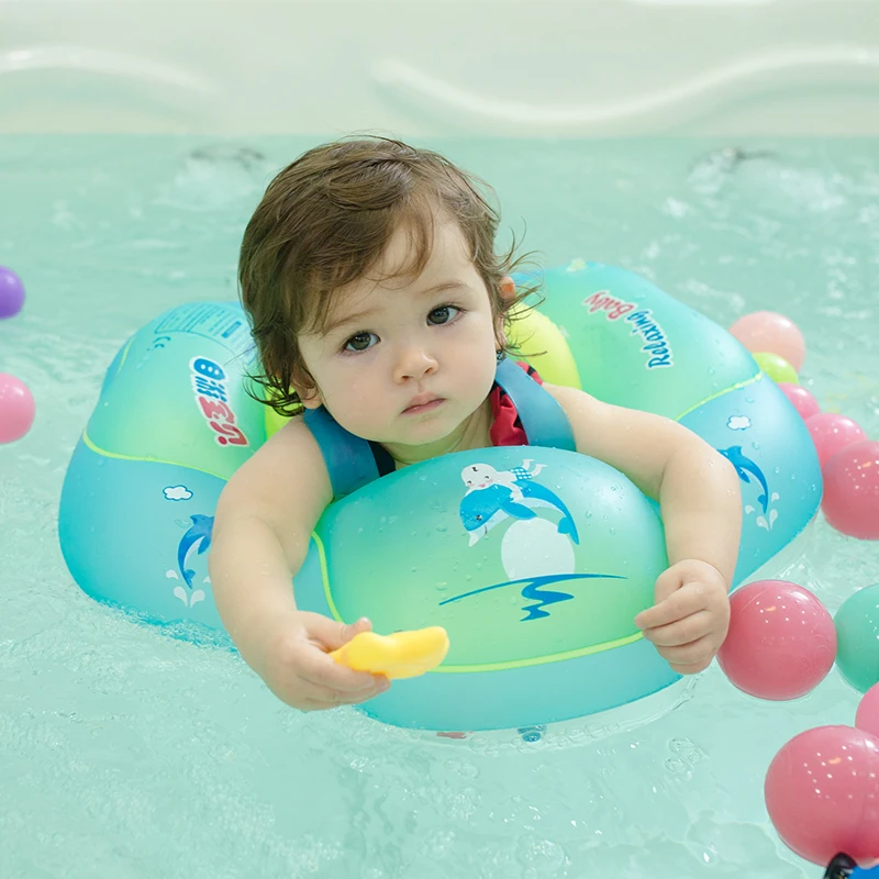 Baby Swimming Ring Inflatable Armpit Float Beach Kid Swimming Pool Acces... - £15.42 GBP+