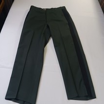 Tennessee Apparel Men’s 34S Poly/Wool Serge Army Green Trousers Black Stripe  image 10