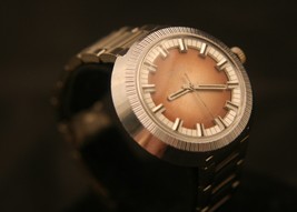 Vintage serviced USSR Raketa Cheburashka 19 jewel men&#39;s cal. 2609 HA wristwatch - £86.84 GBP