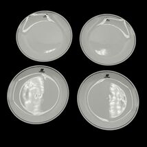 Vintage United Airlines Porcelain Plates Lot of 4 Snack Appetizer Tulip ... - $365.22 MXN