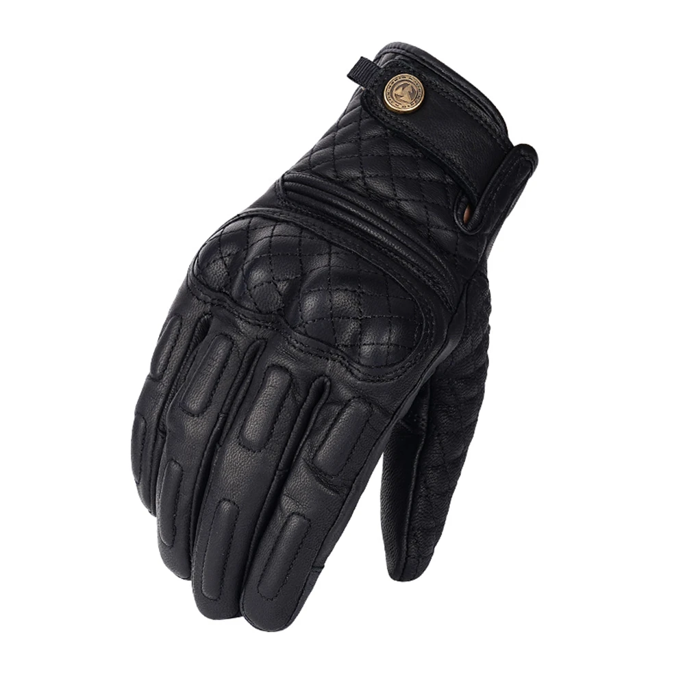 KEMIMOTO Leather Motorcycle Gloves Summer Winter Gloves Touch Screen Men Women R - £242.83 GBP