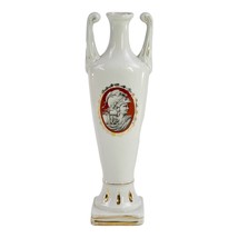 F. lli Marchi Brescia Wine Bottle Vase Hand Painted Italy Roman Urn Style 12&quot; - £23.39 GBP