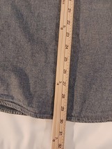 Wrangler Premium Quality Cotton Shirt Men's Blue Short Sleeve Button-Up Small image 6