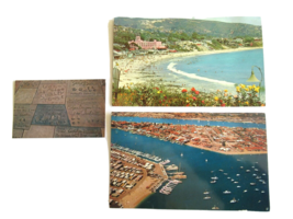 Vtg Postcard California Lido Isle Aerial View Laguna Bay Beach Footprint... - $177.59 MXN