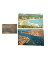 Vtg Postcard California Lido Isle Aerial View Laguna Bay Beach Footprint... - $177.59 MXN