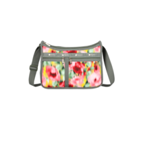 LeSportsac Chasing Flowers Deluxe Everyday Soft Focus Flowers, Art In Mo... - £85.52 GBP