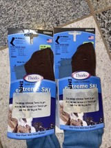 2 NEW Thorlos X-small Ski socks Brown-blue New - $19.79