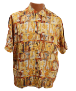 Natural Issue Men&#39;s Medium All Rayon Casual Cocktail Design Hawaiian Shirt - $13.70 CAD