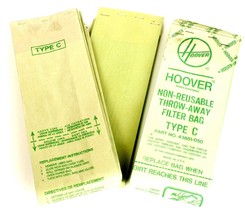 Hoover Vacuum Cleaner Type C Bags 15 Count for Hoover Bottom Fill Convertible  - £5.34 GBP