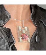 OOAK 1970s Rhodonite Silver Pendant Unisex Pendants GIFT OR WEAR - OFFeR! - $8,255.22 MXN