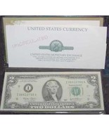 a 2003 $2 Dollar Bill, Uncirc, Federal Reserve Note, Money Gift for Coll... - £11.75 GBP