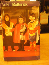 Simplicity 5660 Child's Ninja, Super Hero & Medieval Knight Costume Pattern 2-4 - $6.60