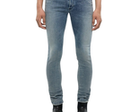 DIESEL Mens Skinny Fit Jeans Sleenker Solid Blue Size 28W 32L 00SWJF-RR9KL - $73.74