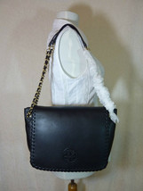 NWT Tory Burch Classic Black Leather Marion Small Flap Shoulder Bag - $450 - £342.12 GBP