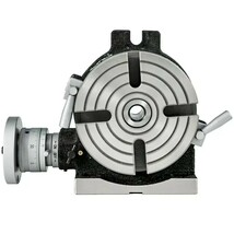 4" (110mm) HV4 Rotary Table – Horizontal/Vertical Milling – 4-Slot Heavy Duty - $3,050.52 MXN