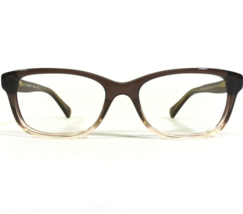 Coach Eyeglasses Frames HC 6089 5400 Brown Green Clear Cat Eye 51-16-135 - £29.39 GBP