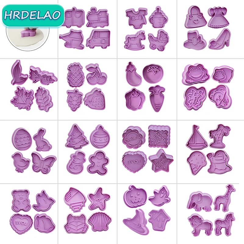 60pcs Cartoon DIY Slimes Animals Vegetables Fruit Plasticine Mold Play Dough - £46.01 GBP