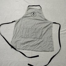 Pampered Chef Logo Apron Gray White Stripes Adult One Size Fits All 100%... - $10.00