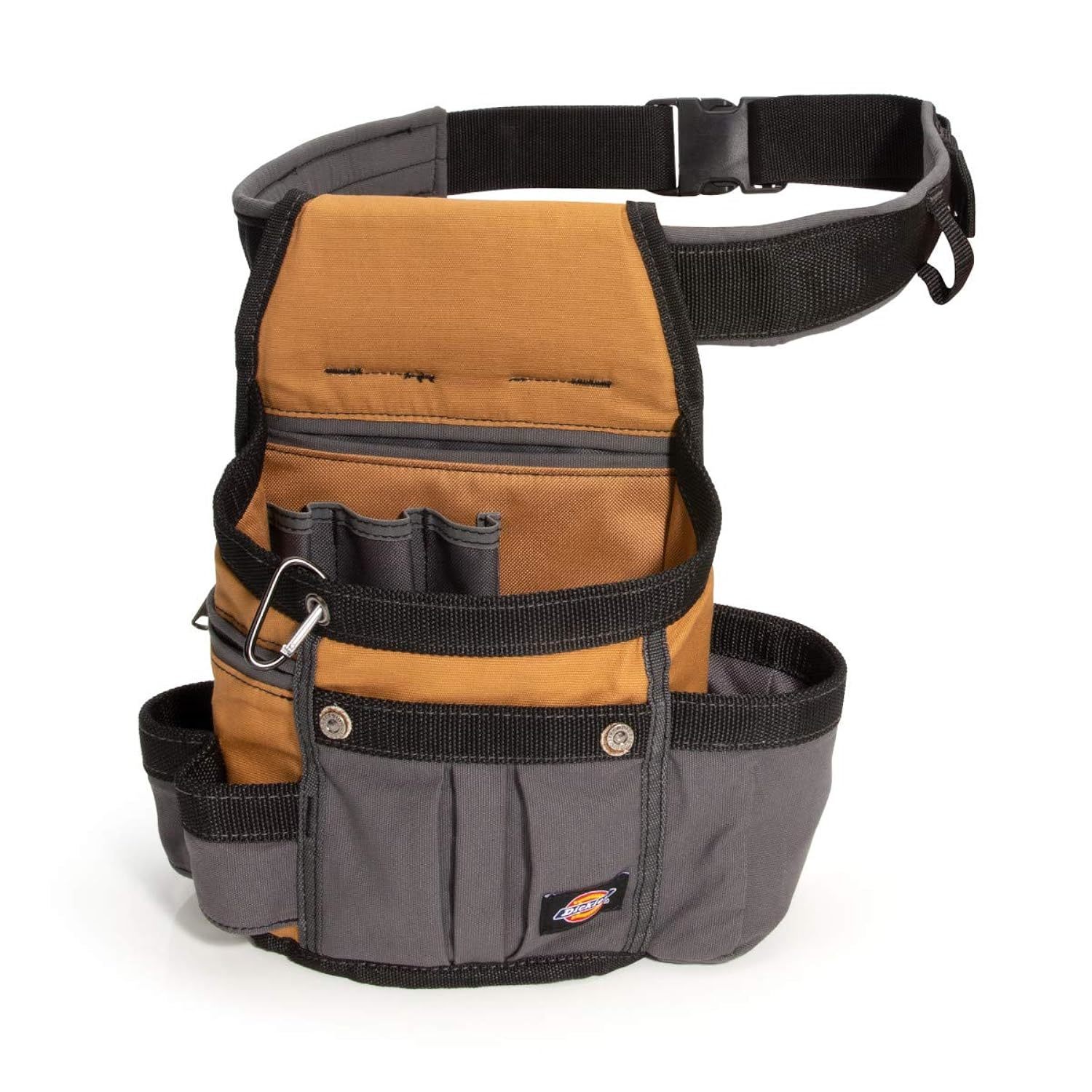 Dickies 8-Pocket Padded Tool Belt/Utility Pouch, Adjustable 3-Inch Belt, Durable