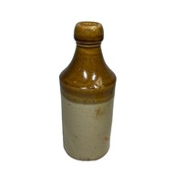 Antique Pottery Ginger Beer Bottle Stoneware Brown Cracked Powell Bristol - £9.38 GBP