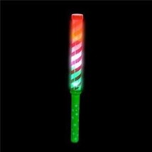 (12) 12 Inch Light Up Candy Cane Stripe Wand - £29.49 GBP