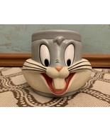 Vintage 1992 Looney Tunes Mugs - BUGS BUNNY - Face Design Plastic Handle... - $8.99