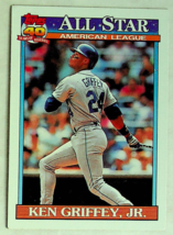 1991 Topps Ken Griffey Jr All Star Card #392 - Seattle Mariners - $3.49