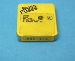 Bussmann AGC-1/4 Fast-Acting Glass Fuse 3AG 1/4” x 1-1/4” 1/4 Amp 250 VA... - $4.99