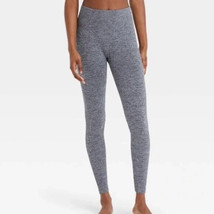 Colsie Women’s Ribbed Seamless Leggings (Size Large / 12-14) &quot;GRAY&quot; ~ NEW!!! - £11.90 GBP