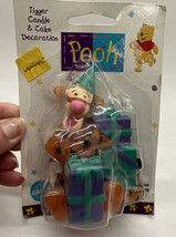 Disney Pooh Tigger Hand Painted Candle &amp; Cake Decoration 1996 Vintage Wi... - £13.23 GBP