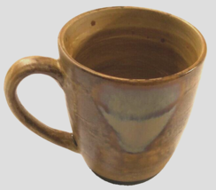 Sango Splash 4951 Vintage 90s Brown Drip Glazed Coffee Mugs 3 1/2&quot; Lot of 4 - £15.75 GBP