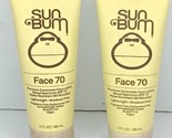 2 Pack Of Sun Bum Mineral Sunscreen Face Lotion SPF 70 3oz *READ*  - £12.85 GBP