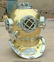 Diving Helmet US Navy Mark V Deep Sea Marine Divers Helmet Antique Scuba SEA - $207.60