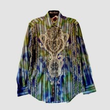 Robert Graham - Colorful Long Sleeve - Men&#39;s Medium Button Down Classic Fit - £232.05 GBP