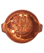 Kera Italia Au Gratin Dish w/Handles 6.75&quot; diam 1.75&quot;H Rust Brown Potter... - $15.04 CAD