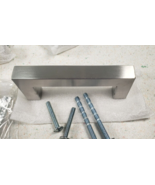 Homdiy 3 Inch Brushed Nickel Cabinet Pulls Square Cabinet Handles 15 Packs - $710.42 MXN