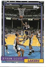 Basketball Card- Byron Scott 1992 Topps #47 - £0.78 GBP