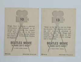 The Beatles US A Hard Day's Night Movie Cards Assorted Lot Of 8 image 3