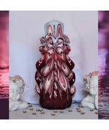 Carved Candles Home Decor Handmade Colourful Art Design Handcrafted Red ... - $932.78 MXN