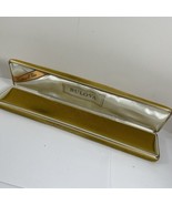 Vintage Bulova &quot;Goddess of Time&quot; Yellow Velvet Jewelry EMPTY BOX, 9.5 X 2” - $24.80