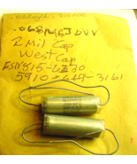 1 WEST CAP AXIAL FILM CAPACITOR 0.068uF 300v 18J3683-3 FSN 5910-649-3161... - $22.67 CAD