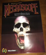 Necroscope Poster (1992) - Brian Lumley - Folded, Pre-Owned - £14.80 GBP