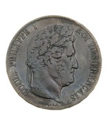 1846-A France 5 Francs Silver Coin (VF) Very Fine KM 749.1 - €50,08 EUR