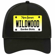 Wildwood New Jersey Novelty Black Mesh License Plate Hat - £22.79 GBP