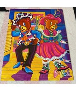 Vintage Lisa Frank Folder Hollywood &amp; Beverly Dancing Cowboy Bears Portf... - $29.99